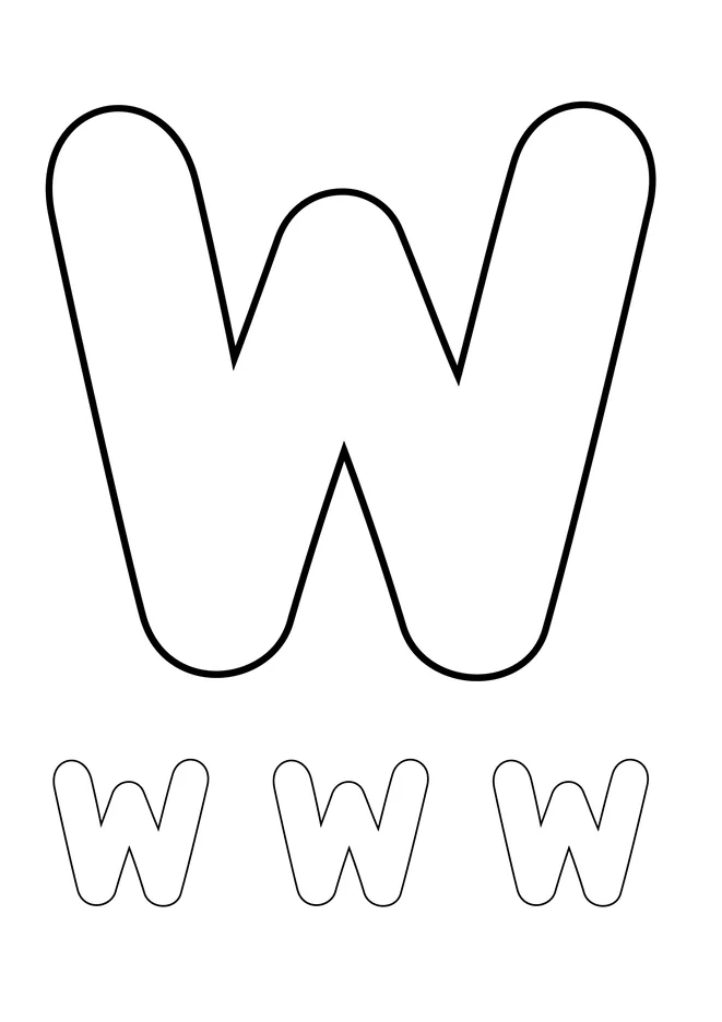 Alfabeto para colorir e imprimir para imprimir e colorir - imagem 24